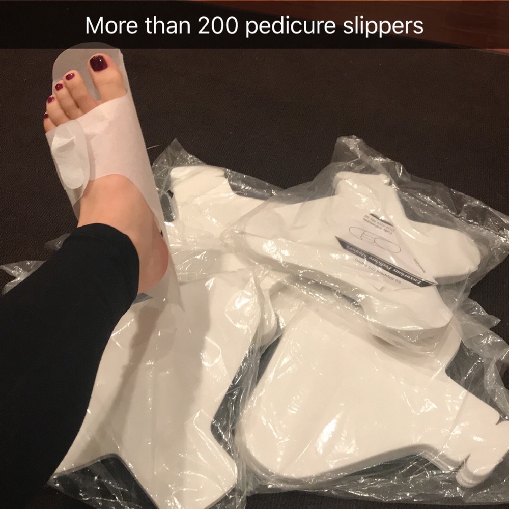 500 pedicure slippers